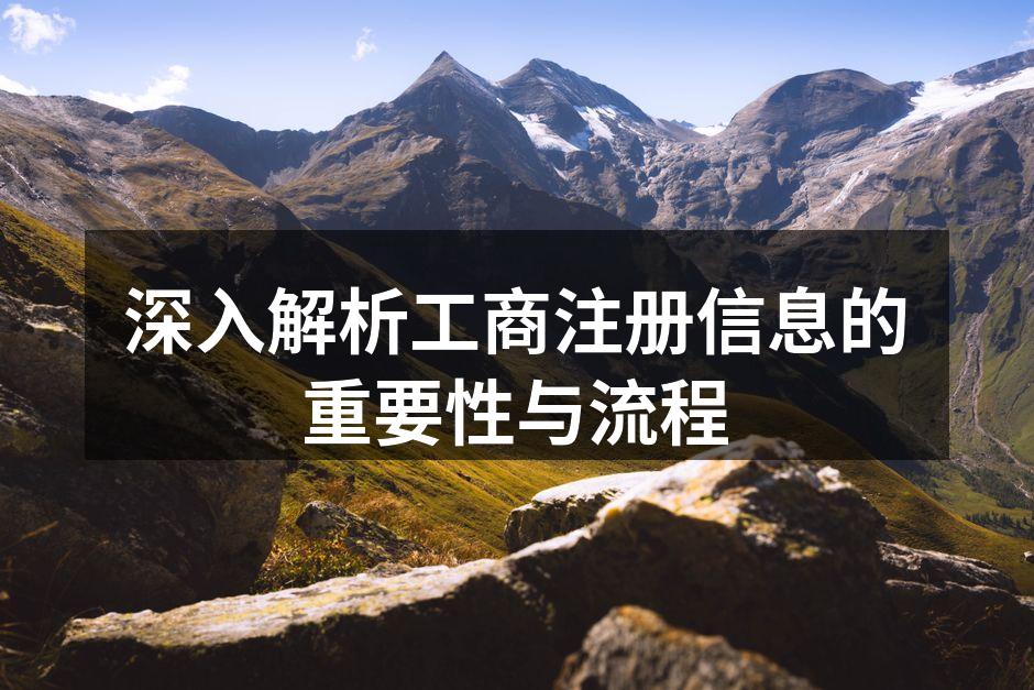 工商注册流程示意图